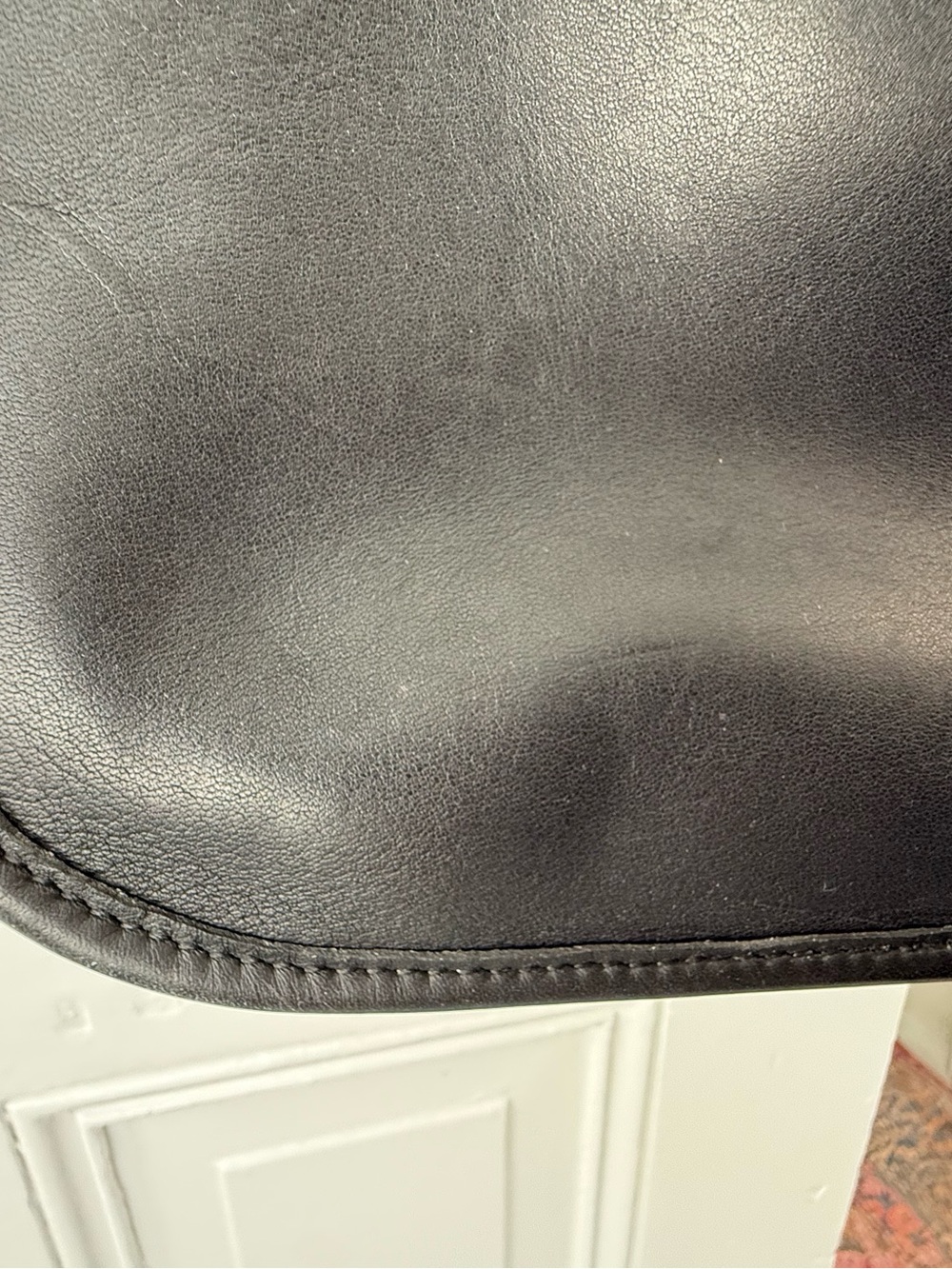 Coach Black Leather Crossbody Bag with Gold Hardware - Picture 13 of 16